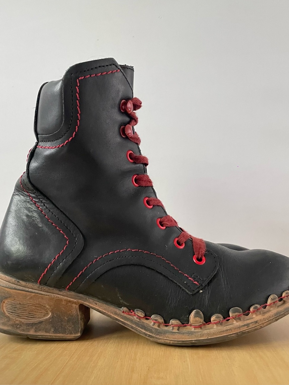 Rovers 42003 Crust Costa Leather Lace-Up Ankle Boots | EU 38